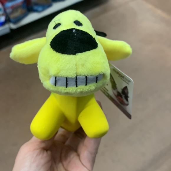 COPY - Banana Dog Squeak Toy Plush head and rubber body - Picture 4 of 7